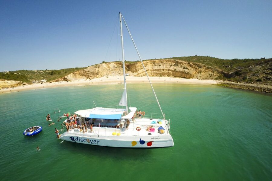 From Lagos: Algarve Cruise by Catamaran - Ponta da Piedade from the water