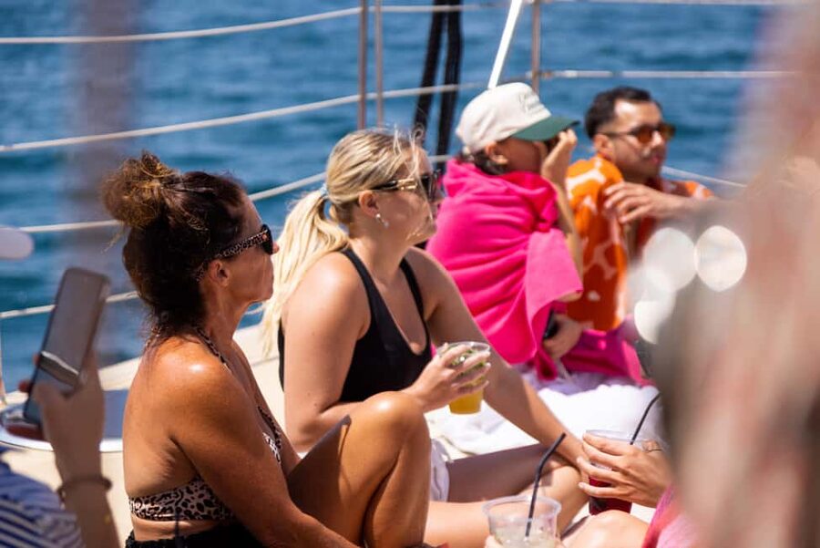 From Lagos: Algarve Golden Coast Cruise - Burgau, Cabanas Velhas, and the anchor stop
