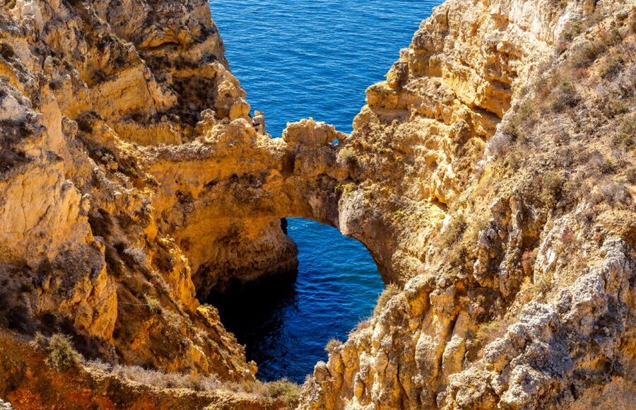 From Lagos: Cruise to the Caves of Ponta da Piedade - Leaving Lagos With City Views