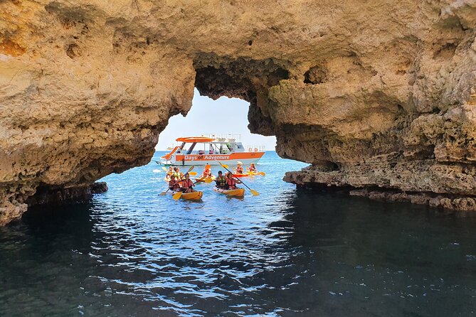 From Lagos: Kayak Tour of Ponta da Piedade Caves on Catamaran - Swimming, photos, and the final ride back
