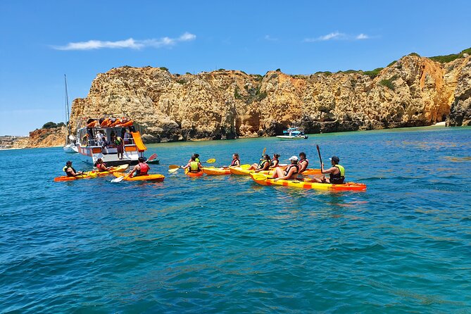 From Lagos: Kayak Tour of Ponta da Piedade Caves on Catamaran - How much value do you get for $48.37?