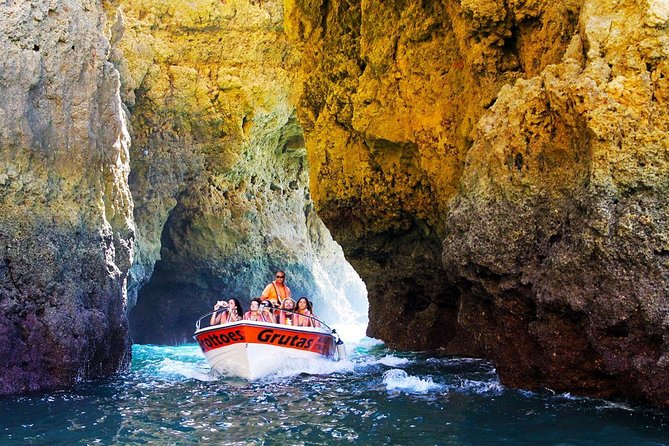 From Lagos: Ponta da Piedade Caves Boat Tour - Entering the grottoes at Ponta da Piedade