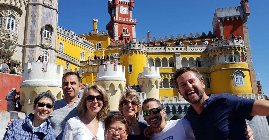 From Lisbon: 10-Hour Palaces Tour in Cascais and Sintra - Pena Palace, the colorful first stop