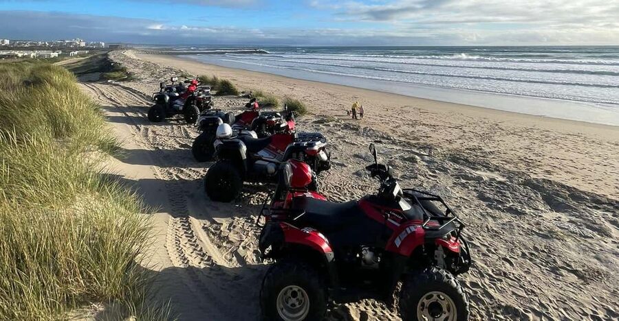 From Lisbon: Atlantic Coast Guided Quad Bike Tour - From the monastery to forest tracks