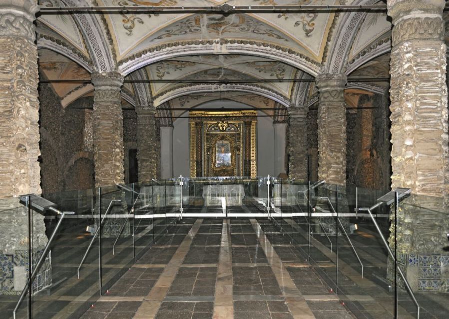 From Lisbon: Évora Wine & Heritage Tour - Entering the Chapel of Bones