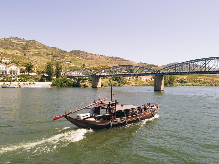 From Pinhão: Douro Valley Rabelo Boat Tour with Port Wine - The Foz Tua Dam is the turning point