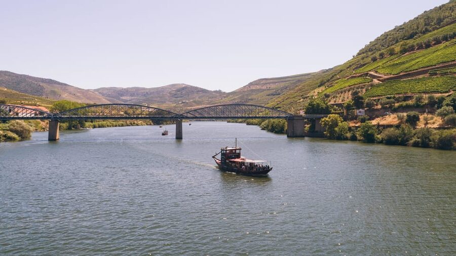 From Pinhão: Douro Valley Rabelo Boat Tour with Port Wine - Port tasting with a small local connection
