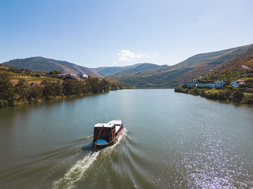 From Pinhão: Douro Valley Rabelo Boat Tour with Port Wine - The WebApp audio guide: useful, but not flawless