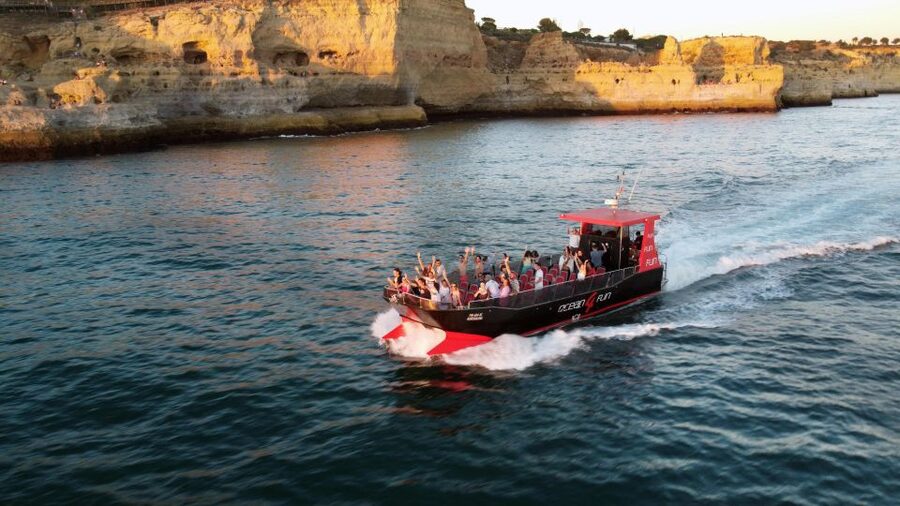 From Portimão: 2-Hour Catamaran Tour to Benagil Caves - Sea conditions are part of the deal