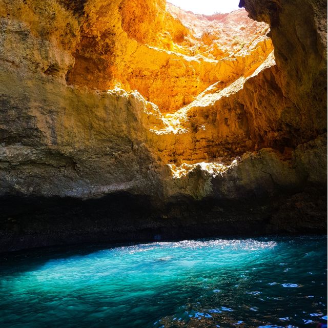 From Portimão: Benagil Sea Caves Boat Tour at Sunrise - The Caves and Cliffs Between Portimão and Benagil