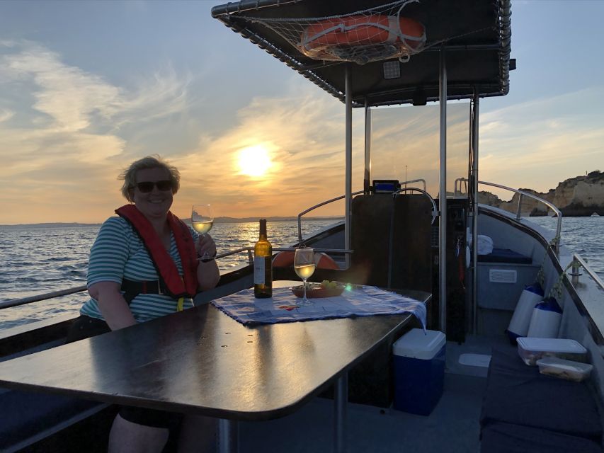 From Portimão: Sunset Boat Trip with Wine - Sunset on the Algarve Coast