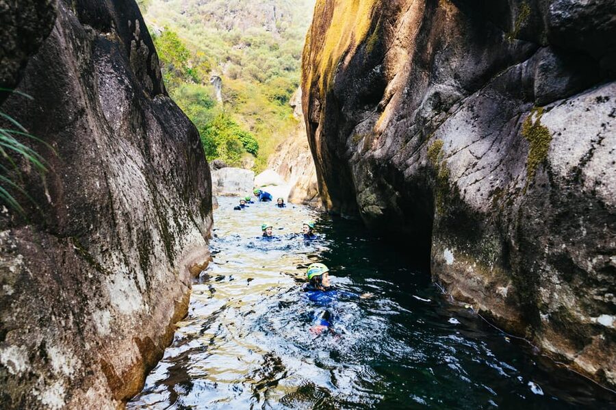 From Porto: Gerês National Park Canyoning Trip - Getting fitted with wetsuits and canyoning shoes