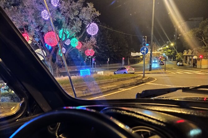 Funchal Christmas lights sightseeing night tour - Funchal’s Christmas lights from a classic car