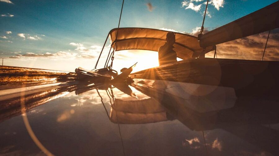Funchal: Dolphin and Whale Watching Sunset Sailing Tour - Leaving Funchal Marina with Cabo Girão Ahead