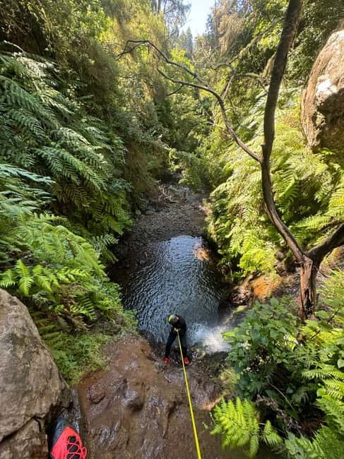Funchal: Explore Canyoning Level 1 Rochão - What happens at Caminho do Rochão