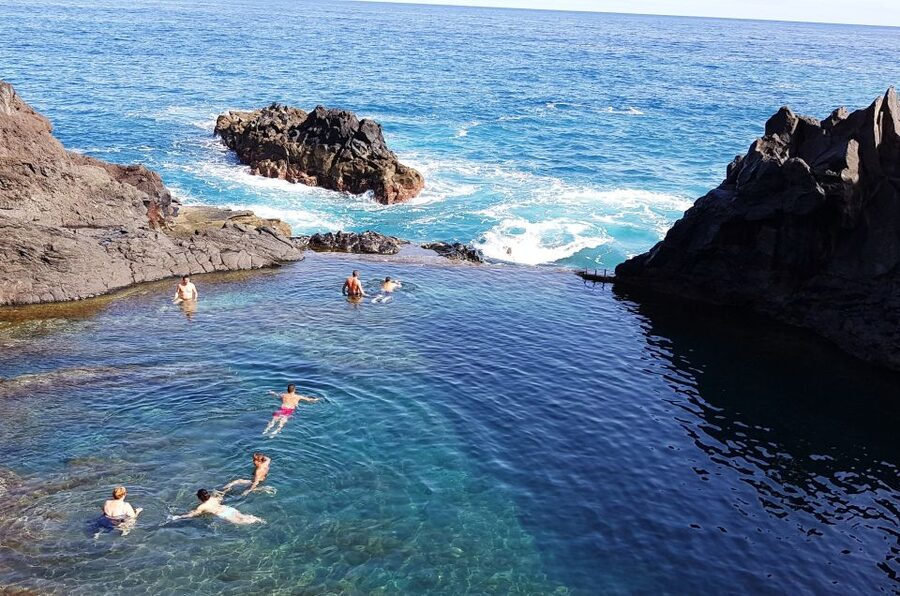 Funchal: Porto Moniz, Seixal, Fanal, and Cabo Girão Tour - The 4x4 ride near Ribeira da Janela