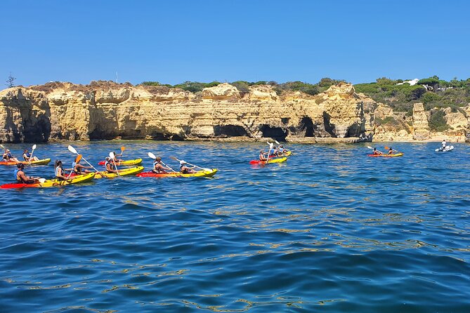 Guided Kayak Tour: Exploring Benagil Caves - The beach stop and two chances to swim