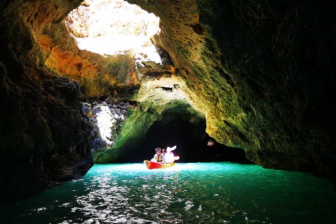 Kayak Benagil Cave with 1st kayak tour company - Inside Benagil Cave for about 25 minutes