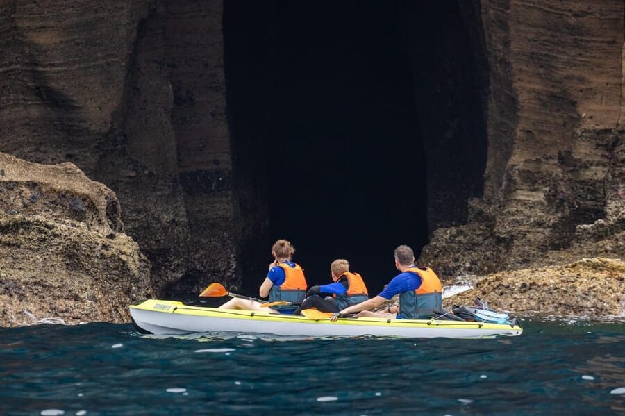 Kayak Guided Tour: Vila Franca do Campo Islet - Caves, snorkeling, and the clearest water