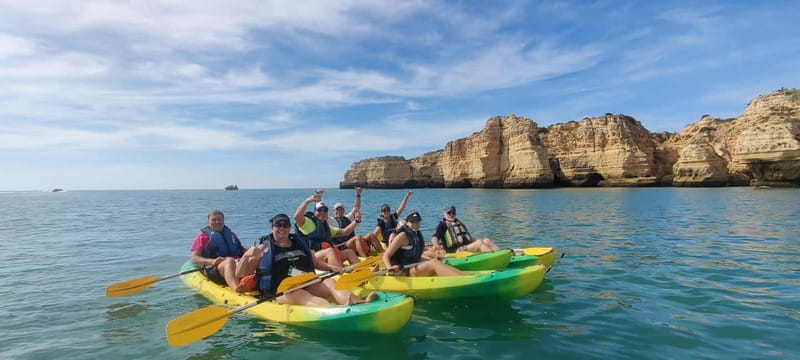 Kayak Tour Unexplored Caves + Benagil Cave - Smaller caves, beaches, and quiet bays