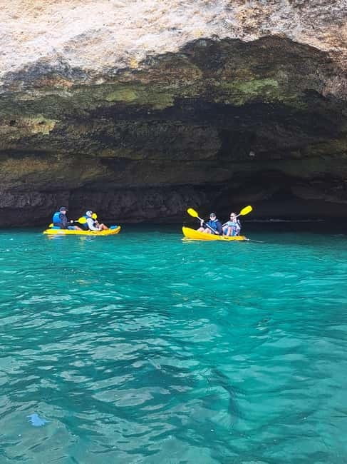 Kayak Tour Unexplored Caves + Benagil Cave - Kayak size, fitness, and who should book