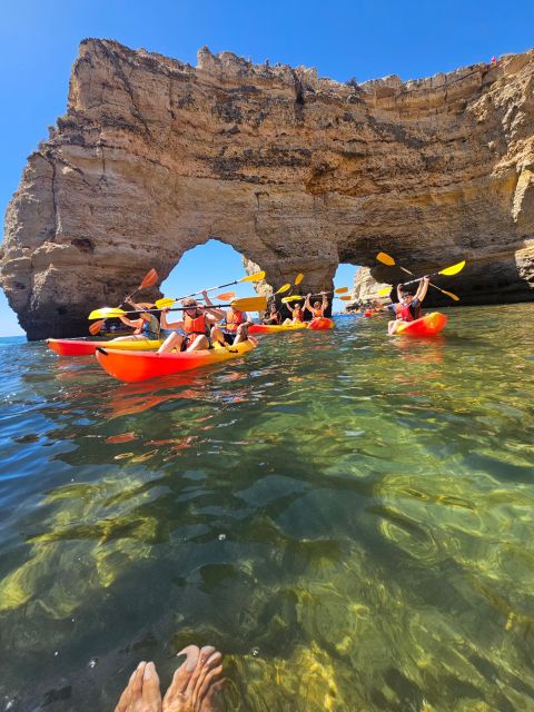 Lagoa: Benagil Cave and Marinha Beach Guided Kayaking Tour - What the $34 price really gives you