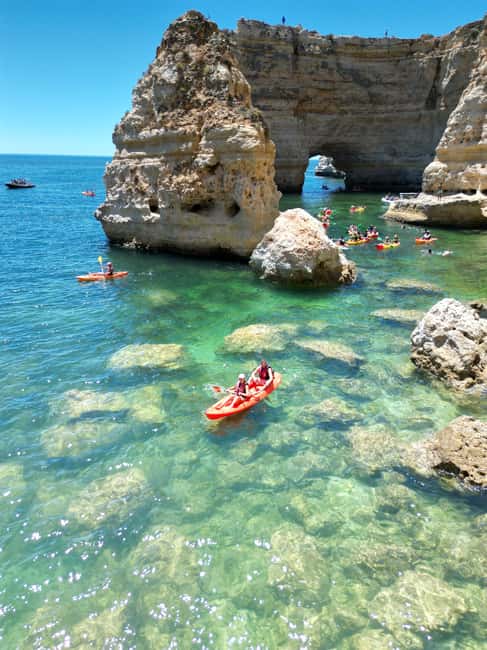 Lagoa: Benagil Caves and Wild Beaches Tour with Local Guide - The best parts at a glance