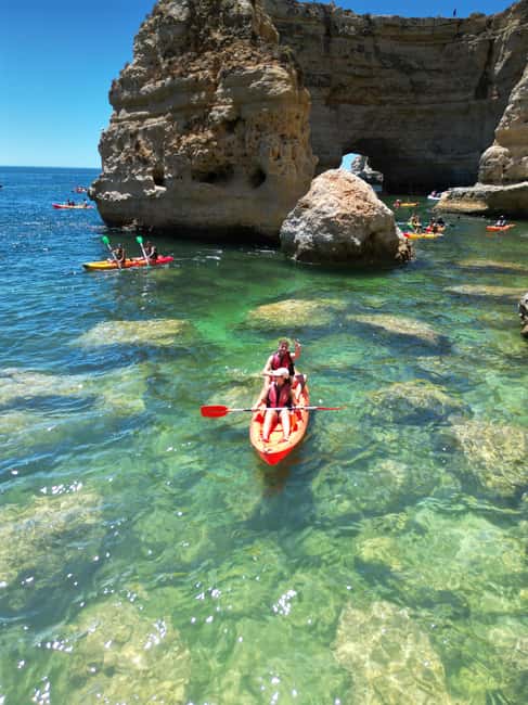 Lagoa: Benagil Caves and Wild Beaches Tour with Local Guide - Entering Benagil Cave and seeing the famous skylight