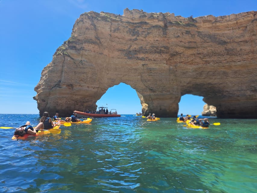 Lagoa: Benagil Caves and Wild Beaches Tour with Local Guide - Timing, languages, and booking value