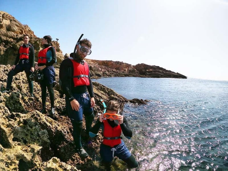 Lagos: Algarve Coasteering and Snorkeling Adventure - The 15-minute briefing and full safety kit