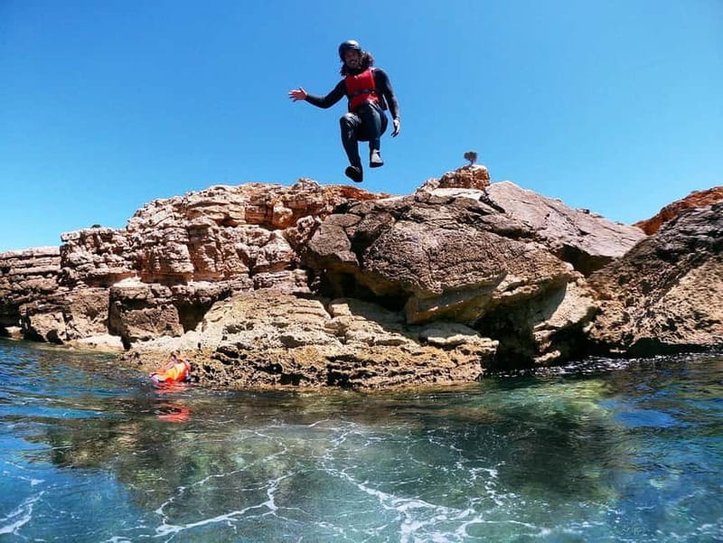 Lagos: Algarve Coasteering and Snorkeling Adventure - Three hours of swimming, climbing, and jumps