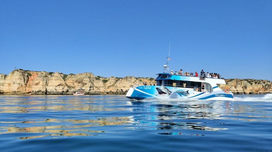 Lagos: Dolphins & Caves - Catamaran - Leaving from Marina de Lagos