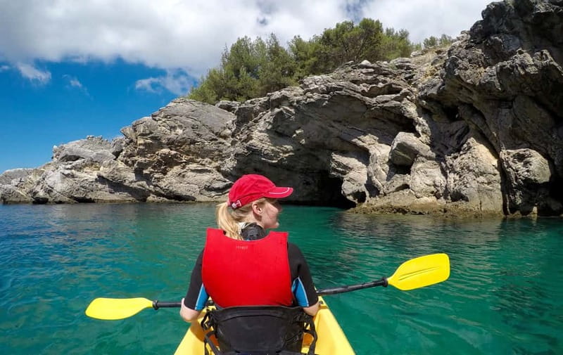 Lisbon: Arrabida Park Kayak Tour with Beach Picnic - Ribeiro do Cavalo Beach is the day’s big reward