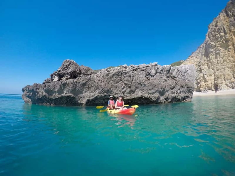 Lisbon: Arrabida Park Kayak Tour with Beach Picnic - The return route is shorter and often easier