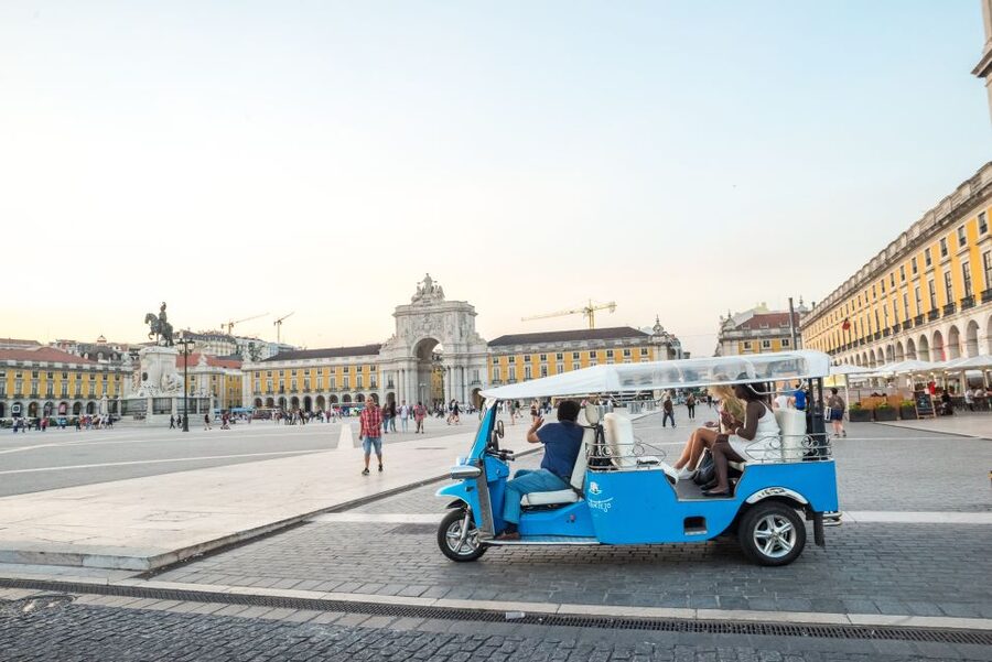 Lisbon by Tuk Tuk Guided Tour: City of Neighborhoods - Baixa’s squares and the city rebuilt after 1755