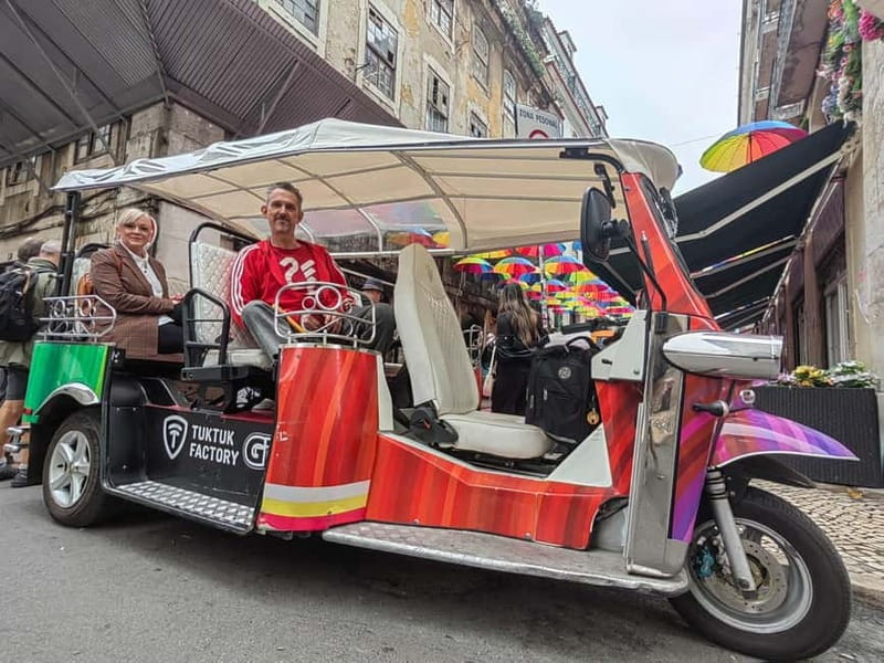 Lisbon: City Highlights Tuk-Tuk Tour with Pickup - Santa Luzia and Portas do Sol viewpoints