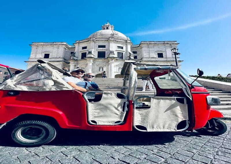 Lisbon: City Highlights Tuk-Tuk Tour with Pickup - From hotel pickup to Lisbon Cathedral