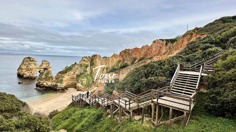 Lisbon: Day Trip To Algarve, Benagil Cave, Carvoeiro & Lagos - Algar Seco and Boneca Cave near Carvoeiro
