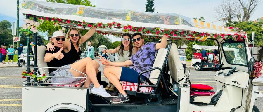 Lisbon: Discover Belem by electric Tuk Tuk - Belém Tower beside the Tagus