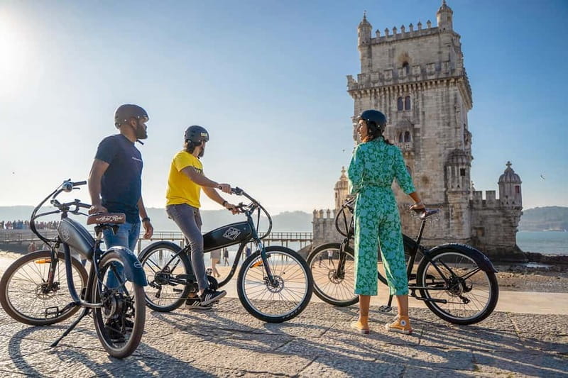 Lisbon: Electric Bike Tour by the River to Belém - Guides, group rhythm, and safety