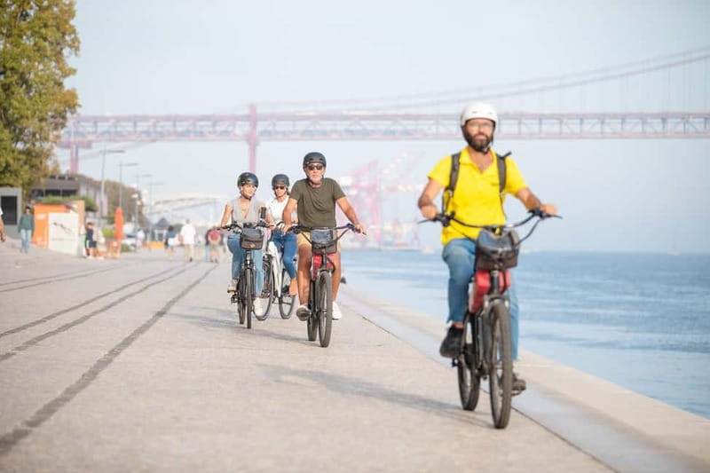 Lisbon: Electric Bike Tour by the River to Belém - Jerónimos Monastery from the outside