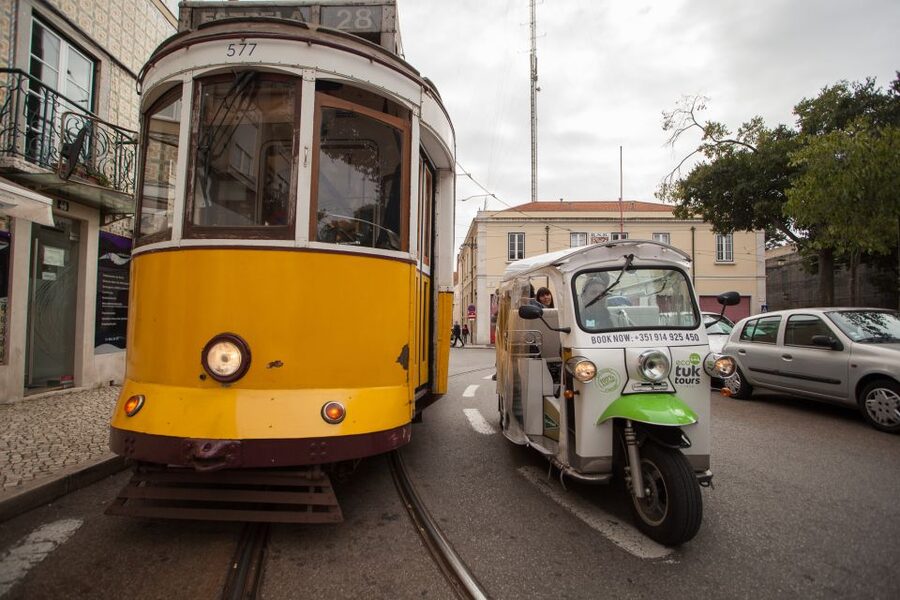 Lisbon: Guided Tuk-Tuk Tour Along the Historic Tram Line 28 - Chiado and the first look at Lisbon