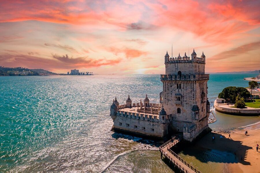 Lisbon: Helicopter Ride, Boat Trip, & Old Town Walking Tour - Belém Tower, the bridge, and a short helicopter flight