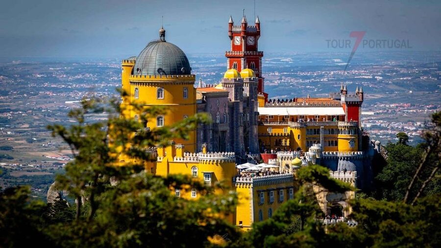 Lisbon: Pena Palace, Moorish Castle, Qta. Regaleira & Sintra - Pena Palace and gardens: the fairy-tale centerpiece