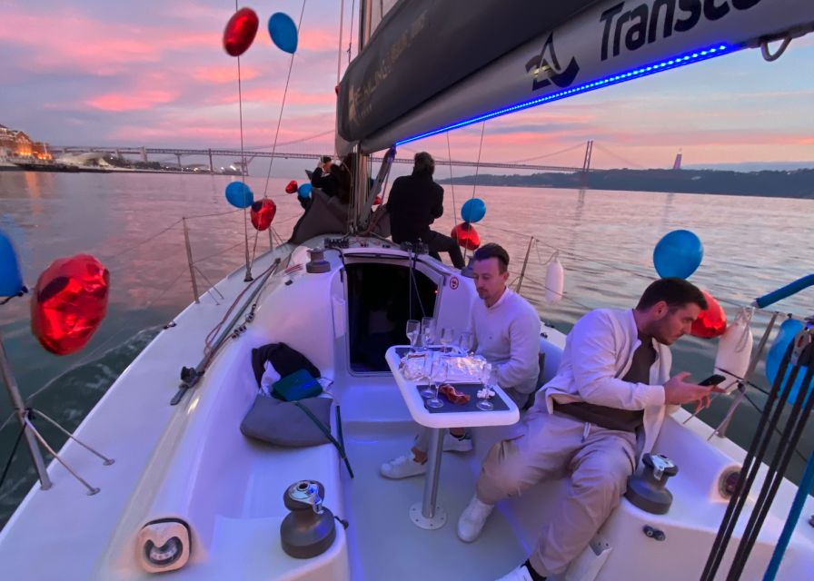 Lisbon: Sailboat Tour w/ Local Guide and Open Bar Green Wine - The First Minutes: Safety, Sofas, and River Air