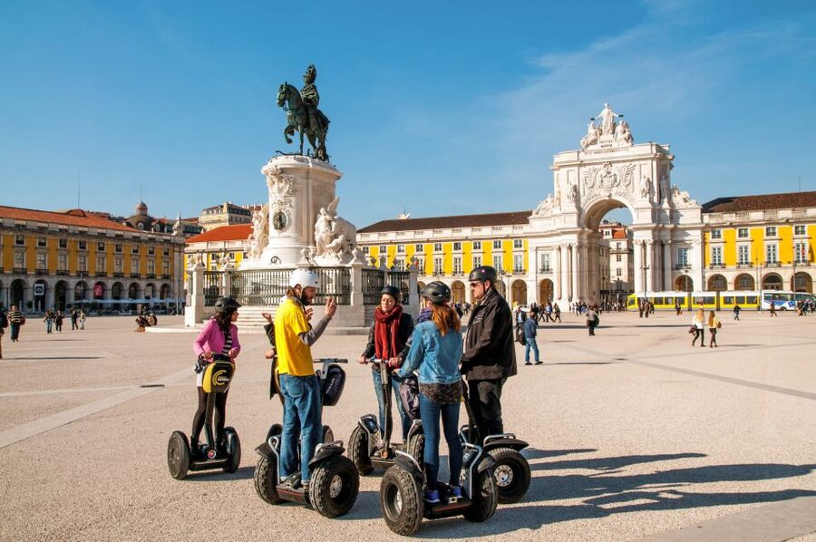 Lisbon: Segway Food Tour of Alfama and Old Town Lisbon - São Jorge Castle from the outside