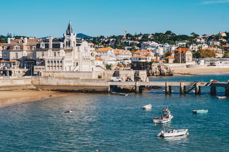 Lisbon: Sintra, Pena Palace, Cabo Roca Coast & Cascais Tour - Estoril on the return route