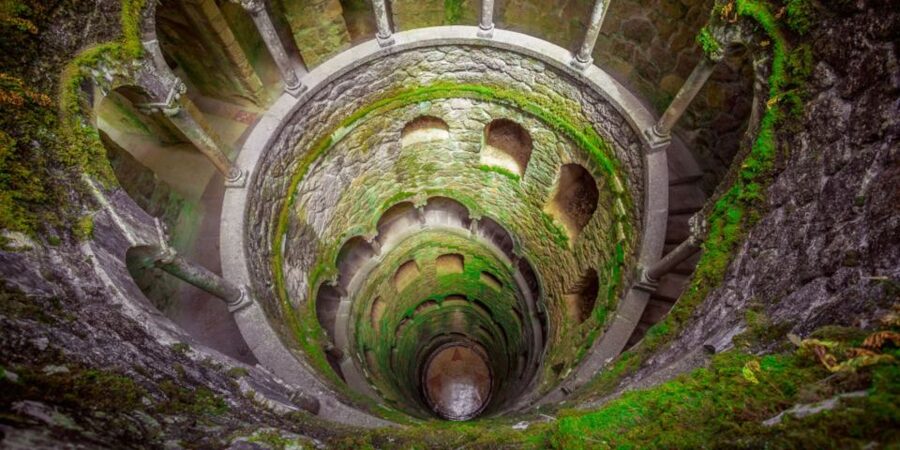Lisbon: Sintra, Pena, Regaleira, Cabo da Roca & Cascais - Quinta da Regaleira and its 27-meter well