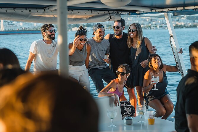 Lisbon: Sunset Catamaran Boat Tour with Music and Drinks - What you see from Cristo Rei to Belém