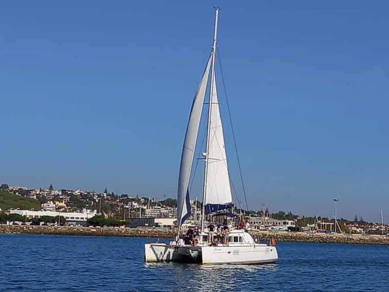 Lisbon: Sunset Catamaran Cruise with Drinks - Under the 25 de Abril Bridge